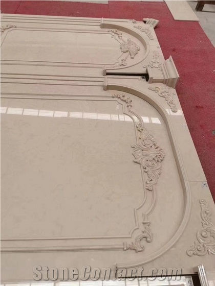 CNC Carvings 3D Carvings Marble Wall Background Panels