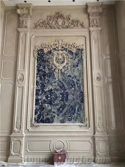 CNC Carvings 3D Carvings Marble Wall Background Panels