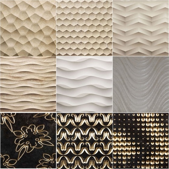 CNC Carvings 3D Carvings Marble Wall Panels