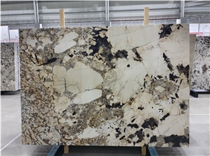 Exotic Patagonia Crystal Gold Granite Slabs