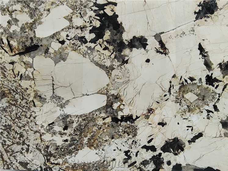 Exotic Patagonia Crystal Gold Granite Slabs