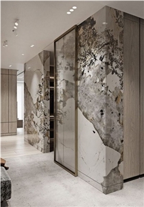 Exotic Patagonia Crystal Gold Granite Slabs