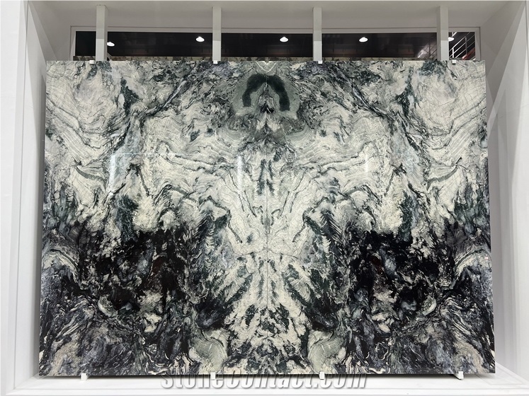 Forest Mist Granite Slabs, Black Forest Fantasy Granite