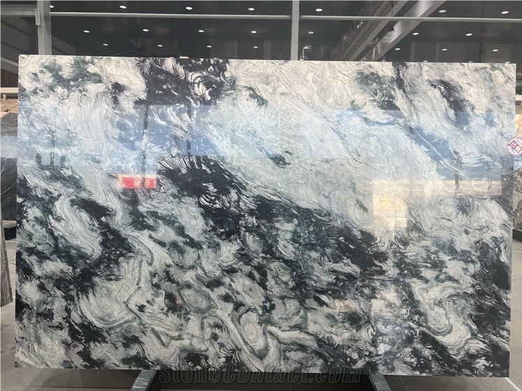Forest Mist Granite Slabs, Black Forest Fantasy Granite