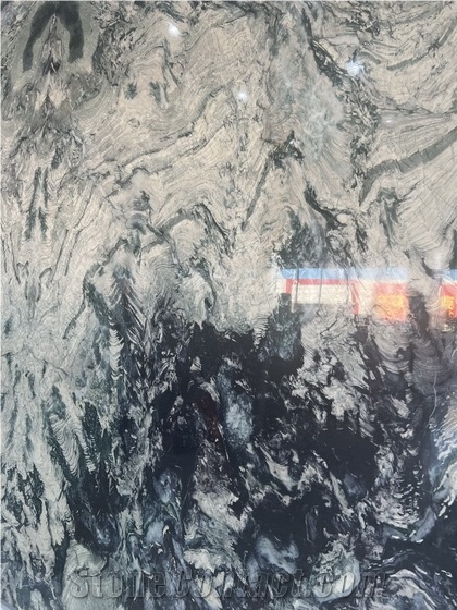 Forest Mist Granite Slabs, Black Forest Fantasy Granite