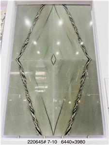 Grey Bramante Maestro Quartzite Slabs Big Background