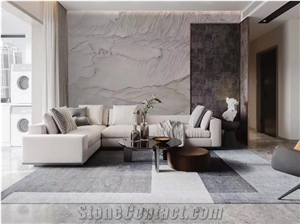 Infinity White Quartzite, Macaubas Classic Quartzite Slabs