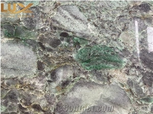 Jungle Jewel Quartzite Slabs,  Emerald Geen Quartzite