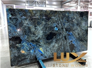 Lemurian Blue Granite,Labradorite Blue Granite