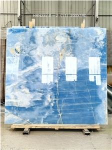 Luxury Azul Onyx Blue Slabs,Blue Jade Blue Onyx Slabs