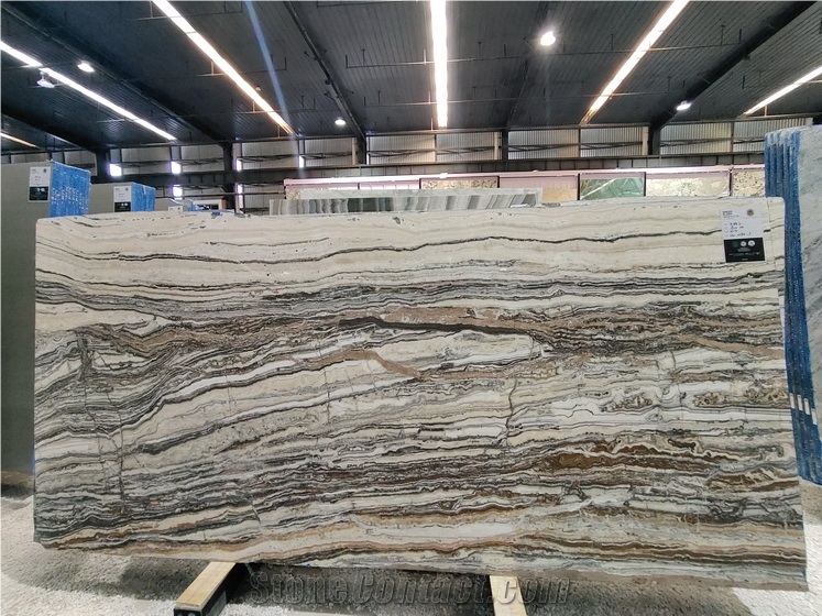 Luxury Faraon Onyx White  Vein Slabs For Feature Wall