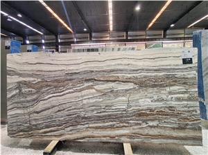 Luxury Faraon Onyx White  Vein Slabs For Feature Wall