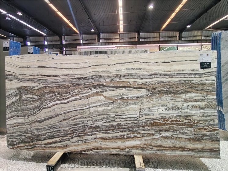 Luxury Faraon Onyx White  Vein Slabs For Feature Wall