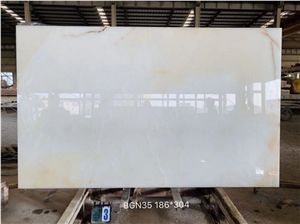 Luxury Pure Onyx Jade White Slabs