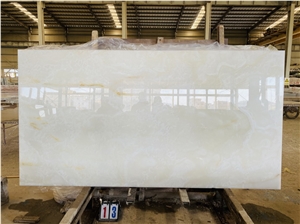 Luxury Pure Onyx Jade White Slabs