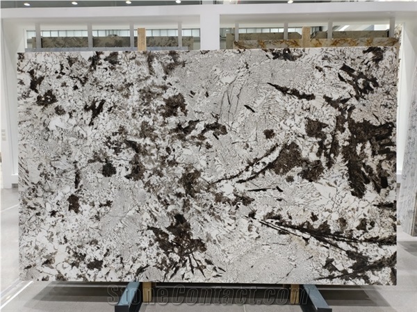 Luxury Snow Mountain Granite Slabs