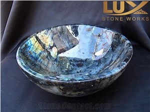 Madagascar Lemurian Blue Granite Slabs ,Labradorite Blue