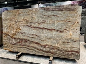 Nacarado Quartzite Slab & Tile, Brazil Beige Quartzite, Aurora Dorado Quartzite