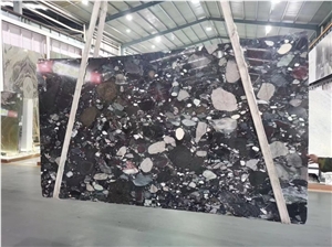 Palladio Granite Slabs,Rosso Marinace Rain Pebble Slabs