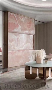 Persian Pink Blush Onyx, Pure  Flamingo Crystal Onyx Slabs