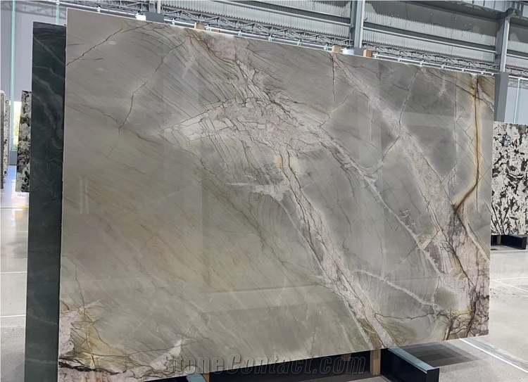 Picasso White Granite Slabs