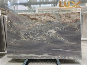 Polished Purple East Multicolor Aquarela Quartzite Slabs Polished Purple East Multicolor Aquarela Quartzite Slabs