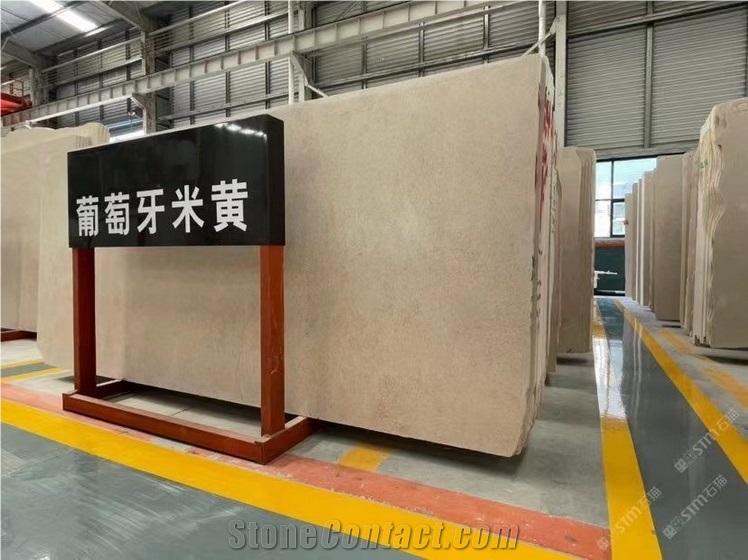 Portugal Beige Moca Cream Limestone Slabs & Tiles