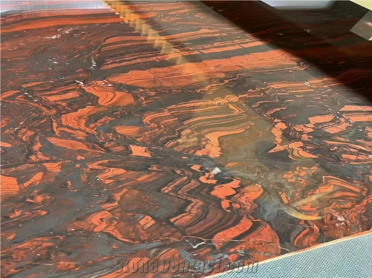 Red Holly - Iron Red Granite Slabs,Brazil Red Granite Slabs