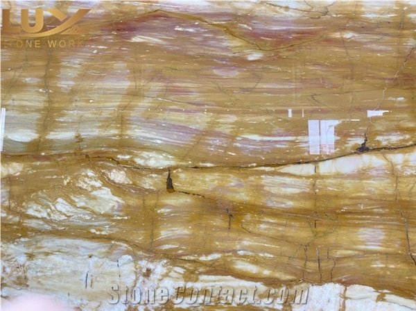 Siena Gold Marble Slabs, Giallo Siena Marble Slabs