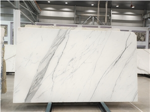 Top Quality Calacatta White Marble Slabs ,Italian White