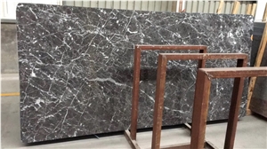 Turkey Gray Marble Slabs, Tesla Grey Marble Slabs For Floor