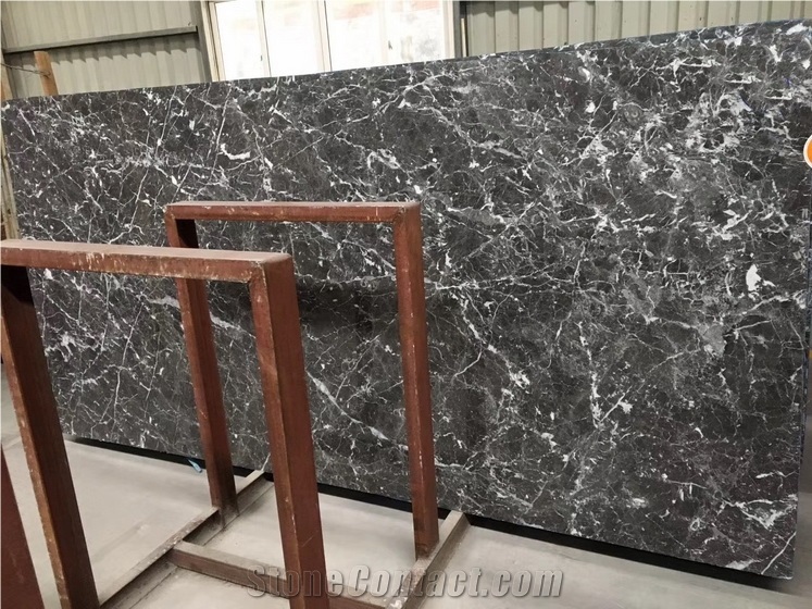 Turkey Gray Marble Slabs, Tesla Grey Marble Slabs For Floor