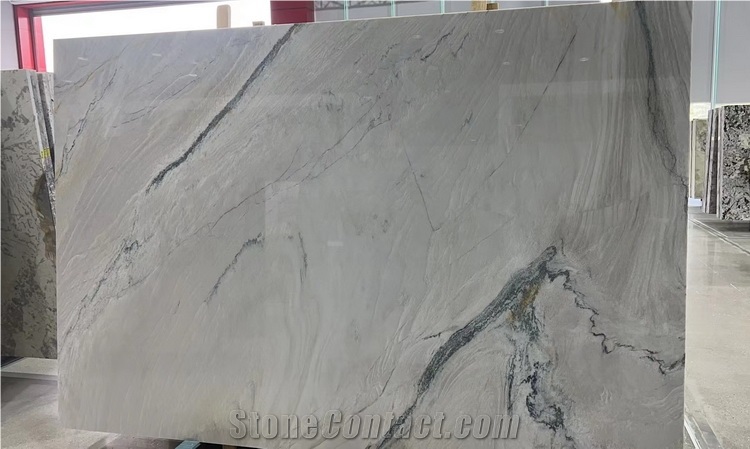 White Macaubas Quartzite, White Macaubas Fantacy Quartzite