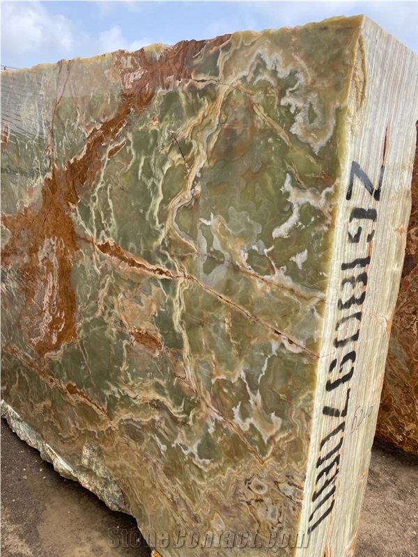 Light Green Onyx Blocks