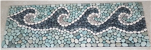 Green Timor Coral Stone Mosaic Table Mat