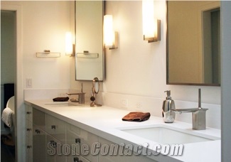 Quartz Stone Bathroom Countertop