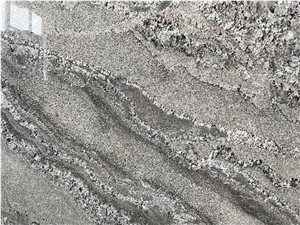 Amber Blue White Mesh Texture Granite