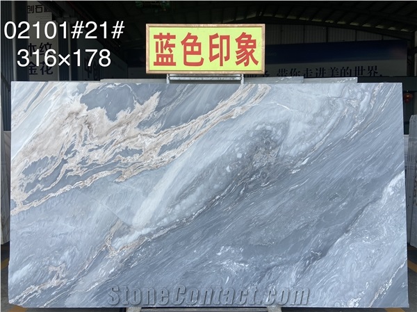 Palissandro Blue Italian Marble Slabs