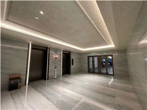 Quality Polished Infinity White Quartzite，Calacatta White