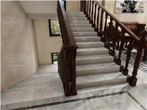 Quality Polished Infinity White Quartzite，Calacatta White