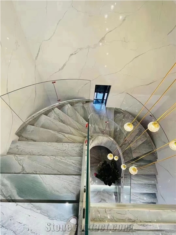 Quality Polished Infinity White Quartzite，Calacatta White