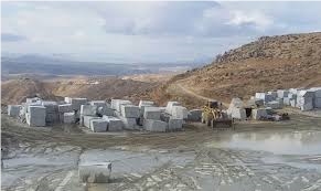 Nehbandan Grey Granite Blocks
