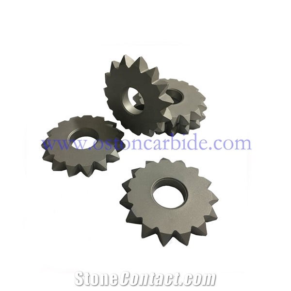 15 Teeth Carbide Milling Cutters For Bush Hammer Roller