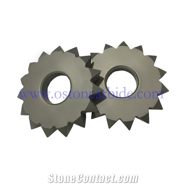 15 Teeth Carbide Milling Cutters For Bush Hammer Roller