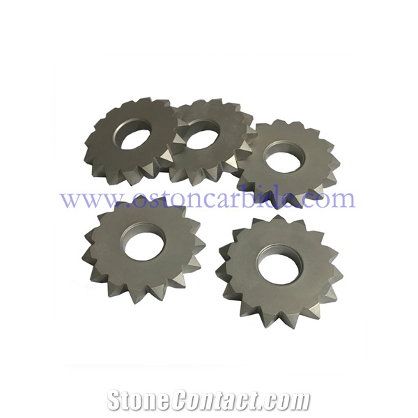 15 Teeth Carbide Milling Cutters For Bush Hammer Roller
