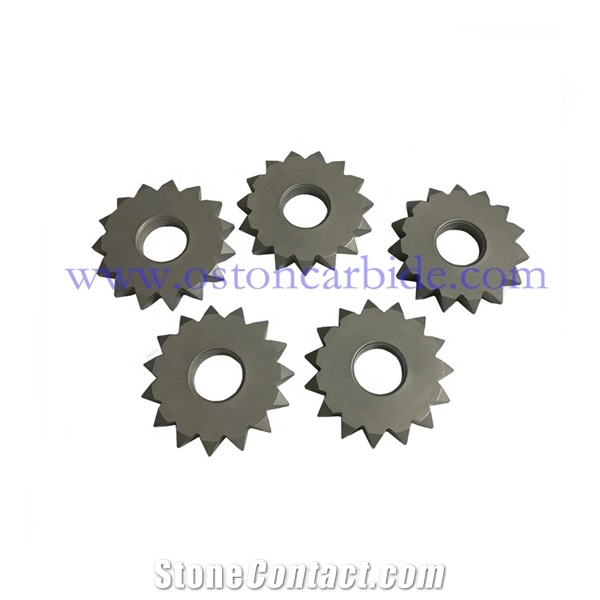 15 Teeth Carbide Milling Cutters For Bush Hammer Roller