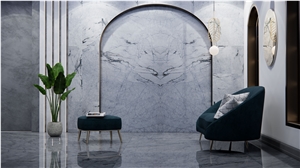 Scatto Crystalline Marble Slabs, Tiles