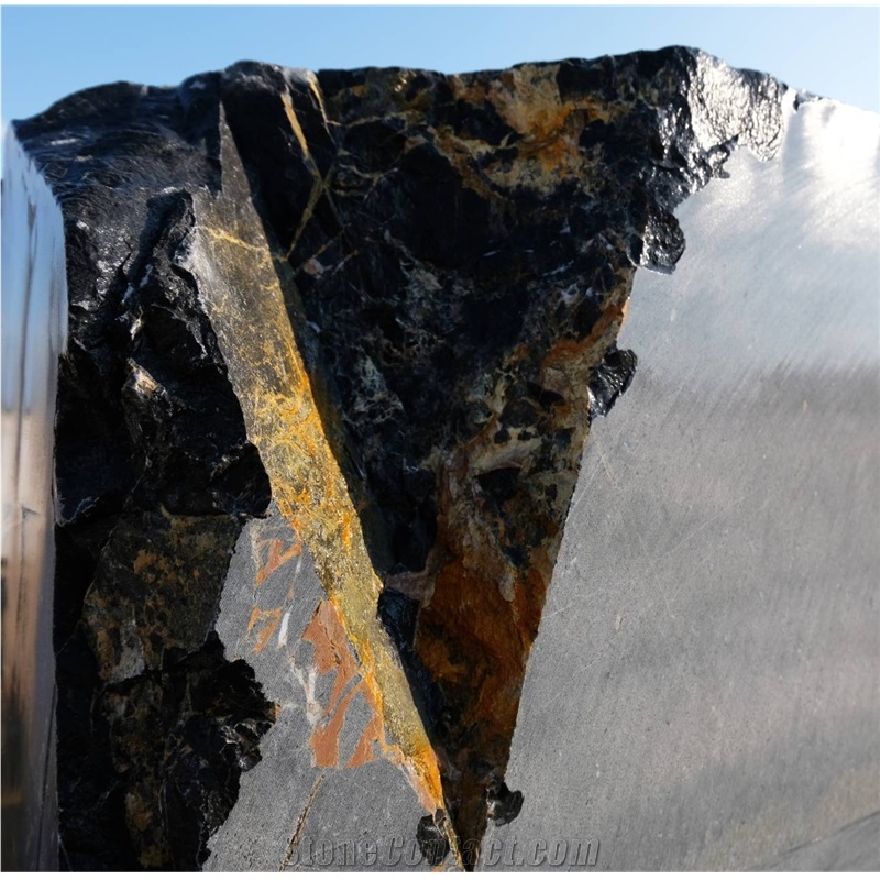 Golden Portoro- Nero Portoro Gold Marble Blocks