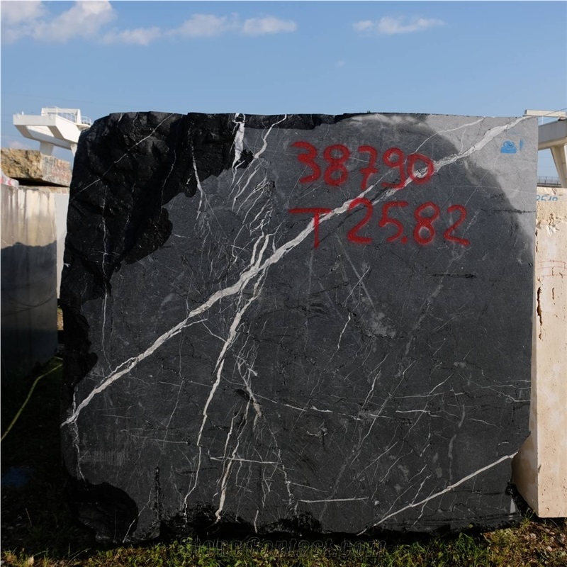 Nero Marquina Marble-Black Marquina Marble Blocks