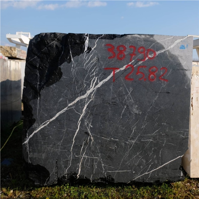 Nero Marquina Marble-Black Marquina Marble Blocks